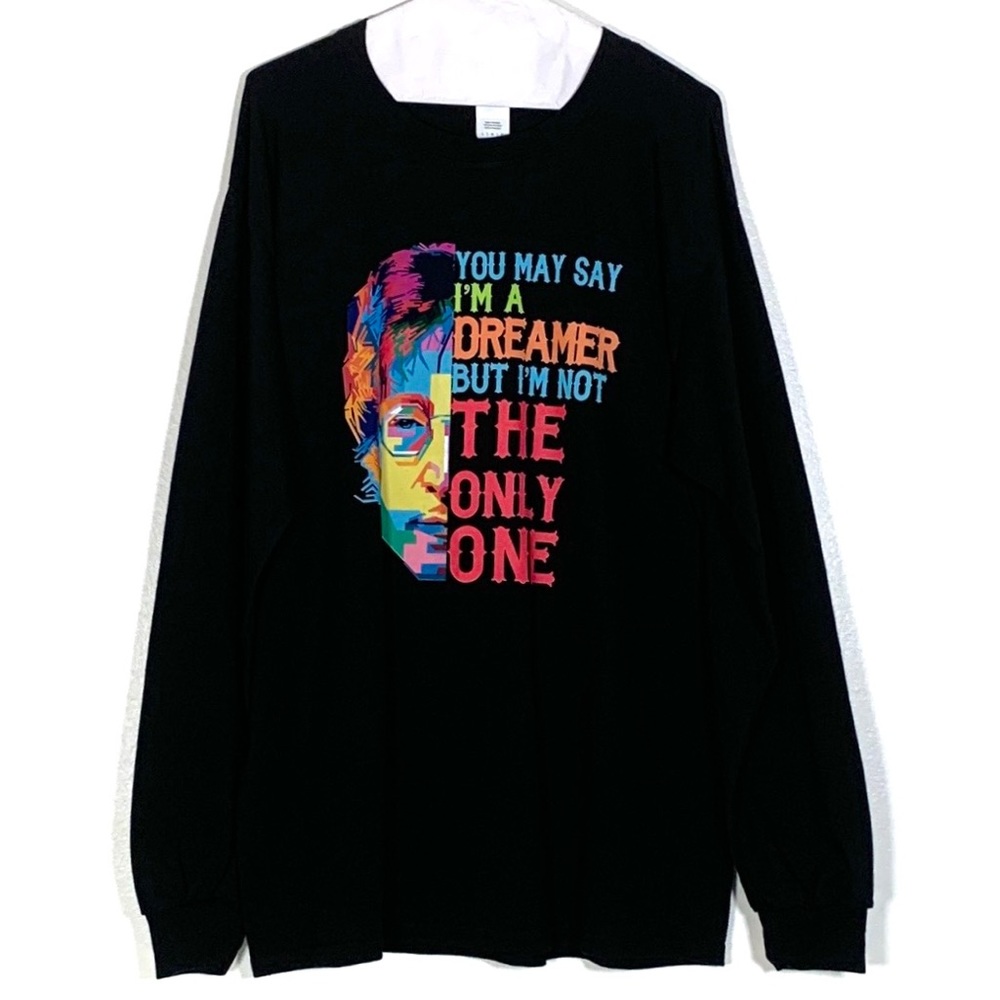 Gildan Iconic Black Graphic Sweatshirt